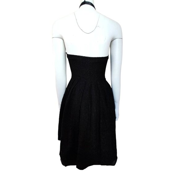 Womens Size Small Gothic Vamp Retro Lace Whimsigoth Strapless Formal Mini Dress - Picture 4 of 7